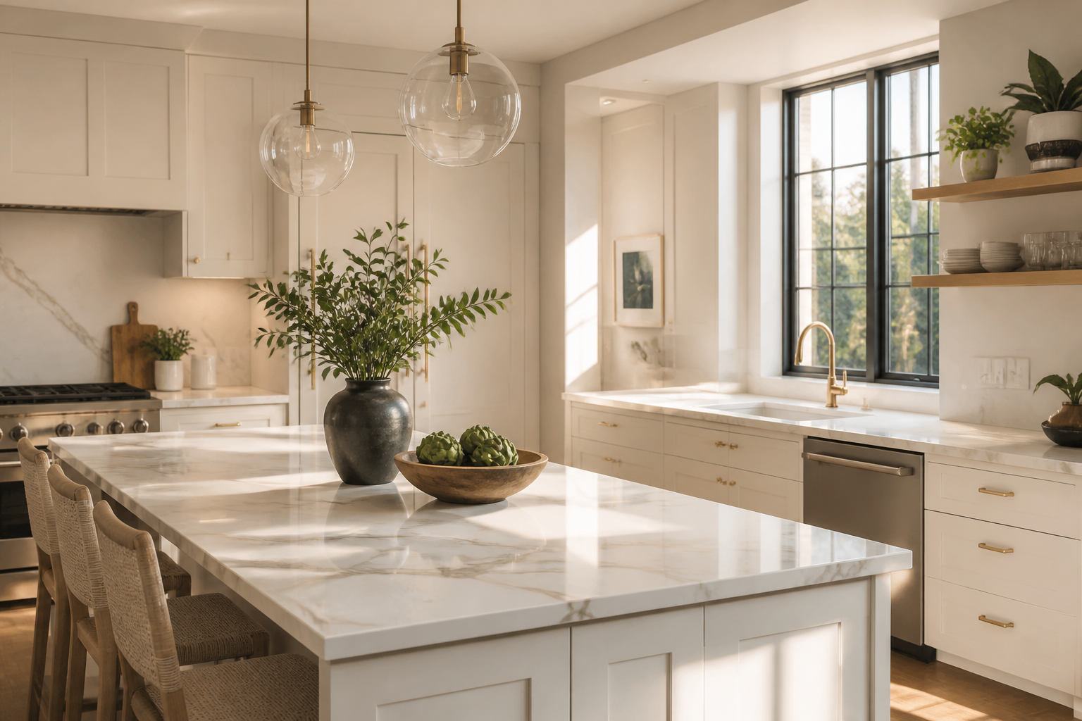 Kitchen interior visualization